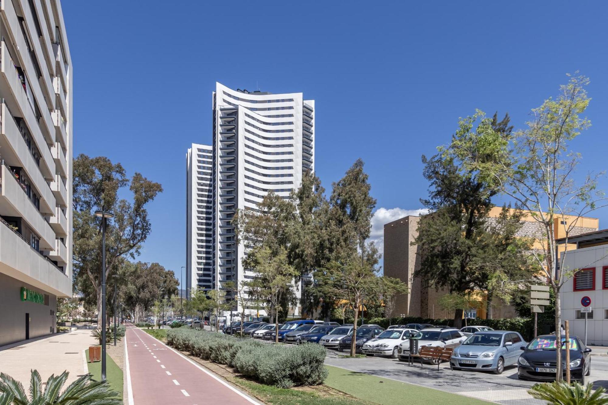 Malaga Skyline 1 Pool & Parking Free公寓 外观 照片