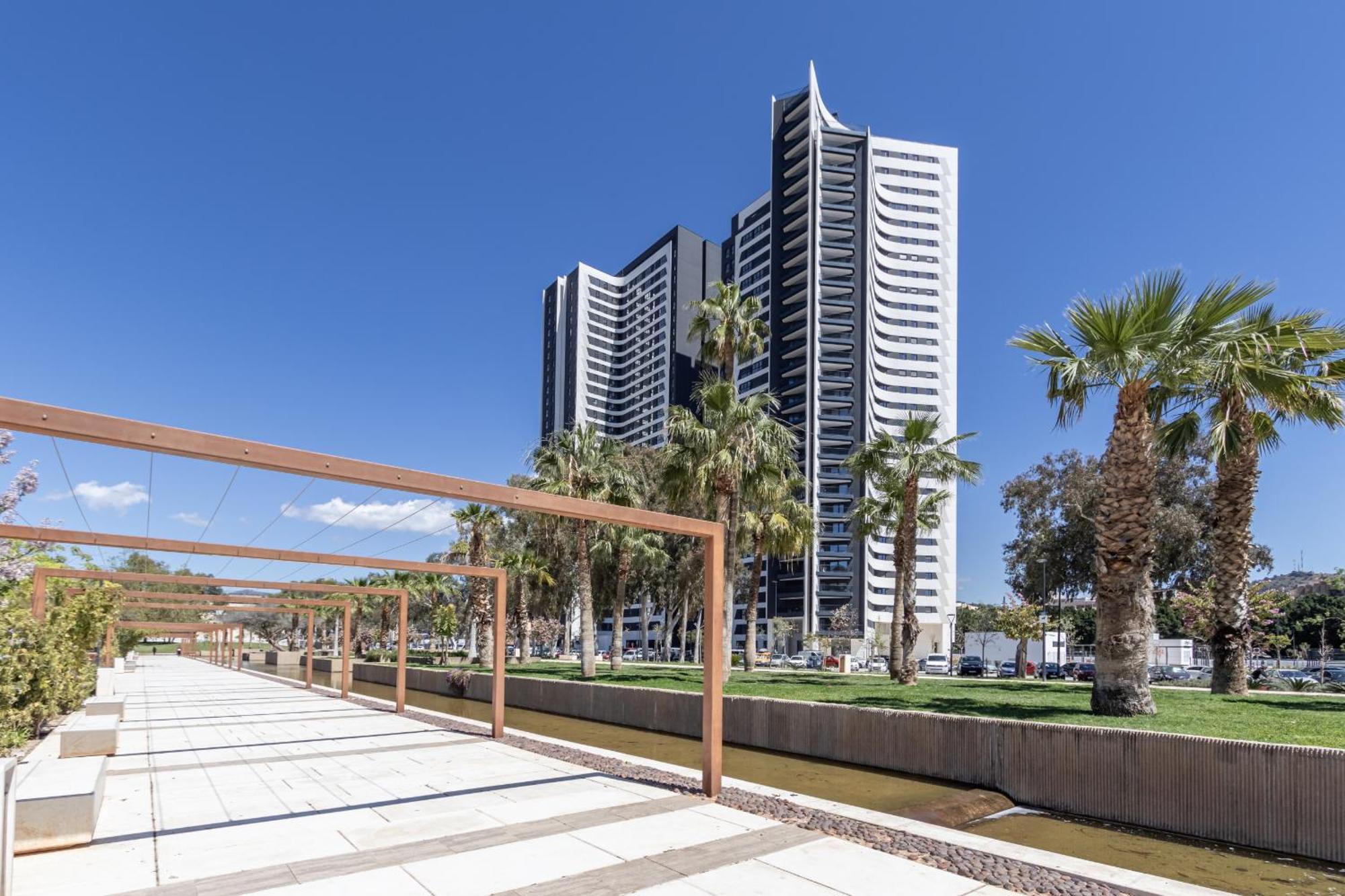 Malaga Skyline 1 Pool & Parking Free公寓 外观 照片